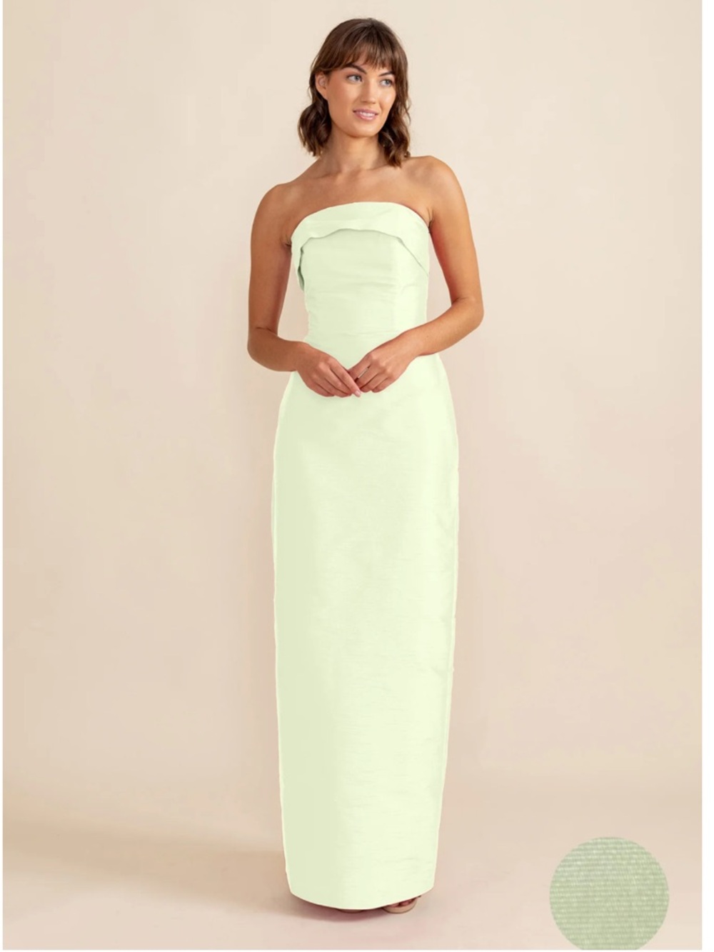 LulaKate Eva Dress in Key Lime Color // Size 0